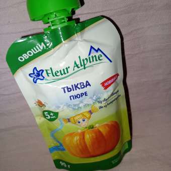 Пюре Fleur Alpine Тыква с 5 мес 90 г: отзыв пользователя ДетМир