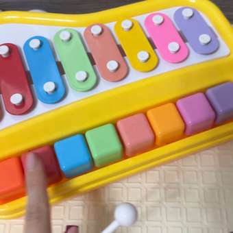 Игрушка музыкальная BAZUMI для малышей, детское пианино, ксилофон: отзыв пользователя Детский Мир