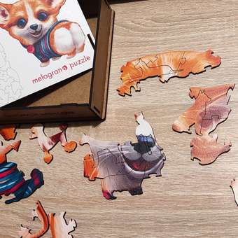 Пазл Melograno puzzle деревянный: отзыв пользователя Детский Мир