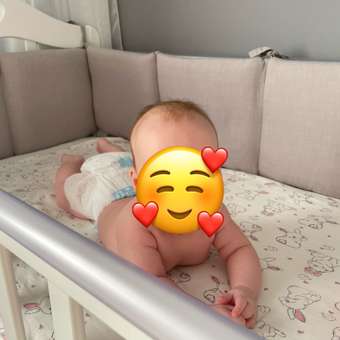 Бортик Perina Серо-лиловый 4 дет.: отзыв пользователя Детский Мир