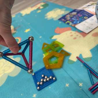 Конструктор Geomag Gitter магнитный 44 дет.: отзыв пользователя Детский Мир