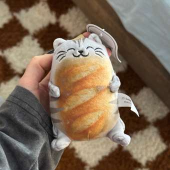 Мягкая игрушка Snuggles Bakery котик Серый кот-батон: отзыв пользователя Детский Мир