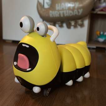 Каталка BabyGo Гусеница желтый: отзыв пользователя Детский Мир