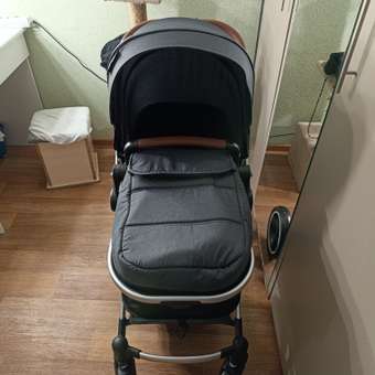 Коляска 3в1 Babyton Flexi Ride Black-Grey серый: отзыв пользователя Детский Мир