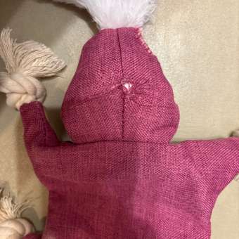 Игрушка для собак Barbaks Кролик Родриго мягкий с пищалкой шуршит с канатиками 35см: отзыв пользователя. Зоомагазин Зоозавр