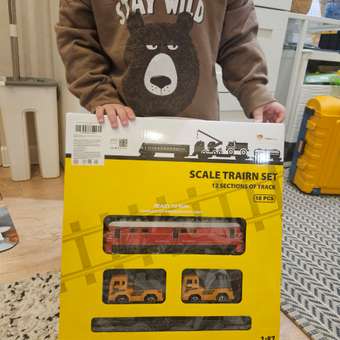 Развивающая железная дорога TrendToys 106 см: отзыв пользователя Детский Мир