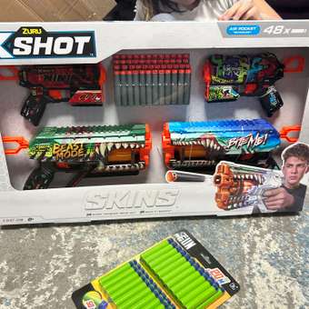 Бластер Zuru XSHOT  Skins: отзыв пользователя ДетМир