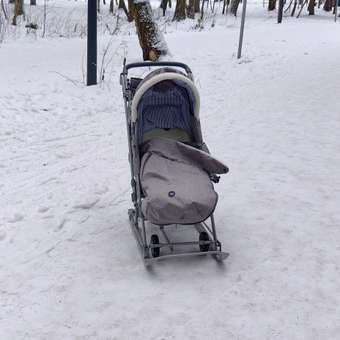 Санки-коляска NiKA kids Дымчатый: отзыв пользователя Детский Мир