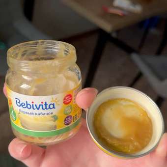 Пюре Bebivita Кабачок с 4 мес 100 г: отзыв пользователя Детский Мир