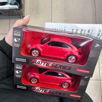 Автомобиль Mobicaro Volkswagen Beetle 1:32: отзыв пользователя Детский Мир