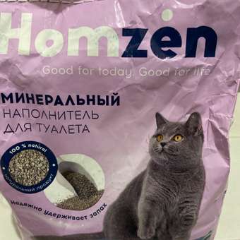 Наполнитель для кошачьего туалета Homzen впитывающий 5л: отзыв пользователя. Зоомагазин Зоозавр