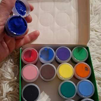 Краски гуашь Brauberg 16 цв.: отзыв пользователя Детский Мир