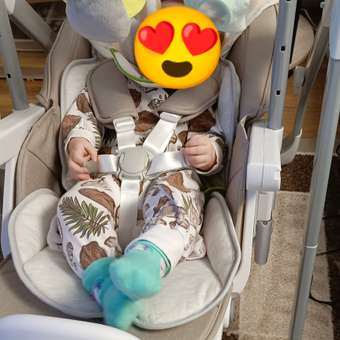 Стульчик для кормления Babyton Combi Beige 2 в 1: отзыв пользователя ДетМир