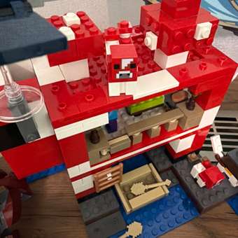 Конструктор LEGO Minecraft Грибной дом 500 дет.: отзыв пользователя Детский Мир