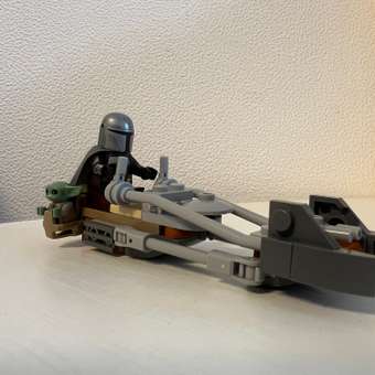 Конструктор LEGO Star Wars Мандалорец и спидер-байк 58 дет.: отзыв пользователя Детский Мир