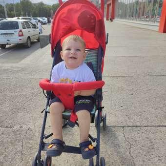 Коляска прогулочная Babyton Zoo Red: отзыв пользователя ДетМир