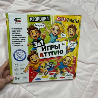 Настольная игра Attivio Твистер-Фанты-Крокодил: отзыв пользователя ДетМир