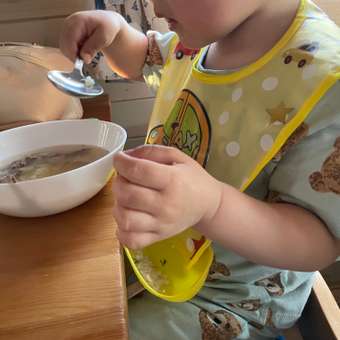 Нагрудник Tobby пластик 2 шт.: отзыв пользователя Детский Мир