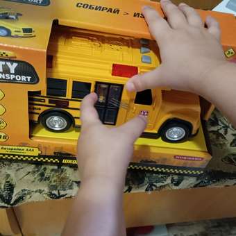 Автобус Mobicaro школьный 1:18: отзыв пользователя ДетМир
