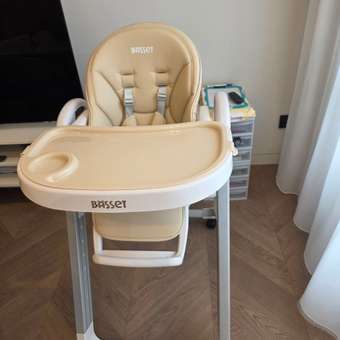 Стульчик для кормления BASSET B2 бежевый: отзыв пользователя Детский Мир