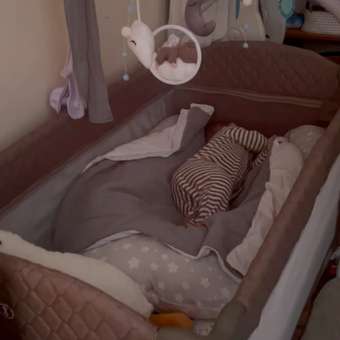 Манеж кровать Indigo Bon-Bon бежевый бежевый: отзыв пользователя Детский Мир