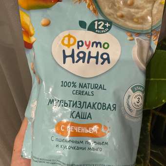 Каша молочная ФрутоНяня с кусочками манго и печеньем 200г с 12 месяцев: отзыв пользователя ДетМир