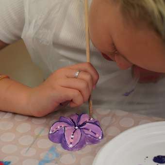 Набор для творчества Дом ремёсел Цветы роспись красками: отзыв пользователя Детский Мир