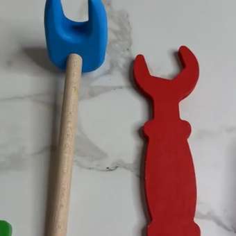 Конструктор Alatoys Ящик инструментов деревянный 19 дет.: отзыв пользователя Детский Мир