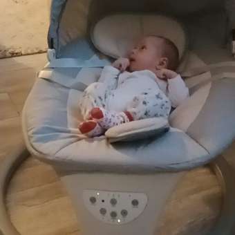 Шезлонг Tomix Dreama серый: отзыв пользователя Детский Мир