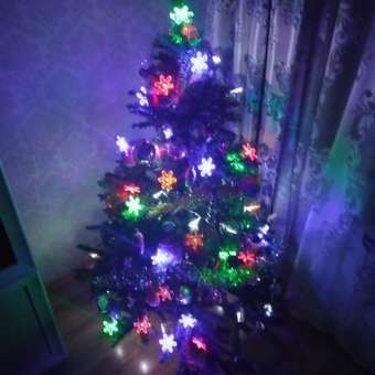 Светодиодная гирлянда NEON-NIGHT Снежинки 303-065: отзыв пользователя Детский Мир