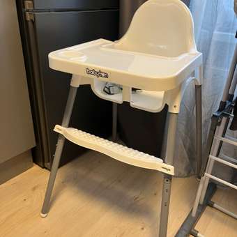 Стульчик для кормления Babyton Snack Time белый: отзыв пользователя Детский Мир