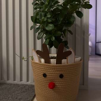 Корзина для хранения FUTURINO Home Дед Мороз: отзыв пользователя Детский Мир