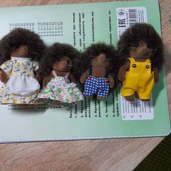 Игровой набор Sylvanian Families Семья Ежиков: отзыв пользователя ДетМир