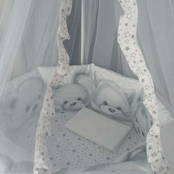 Детская кроватка Babyton Eva овальная, поперечный маятник (белый): отзыв пользователя Детский Мир