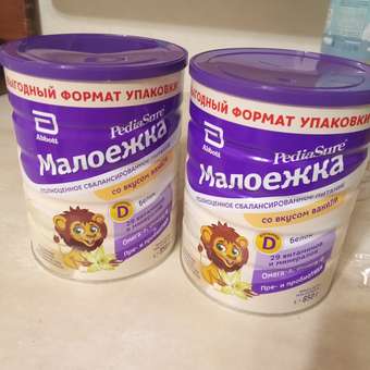 Питание детское сбалансированное PediaSure Малоежка ваниль 850г с 12месяцев: отзыв пользователя Детский Мир