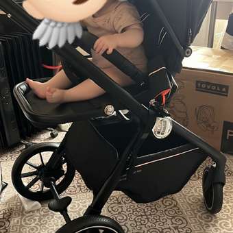 Коляска 3в1 JOVOLA Pepper черный: отзыв пользователя Детский Мир