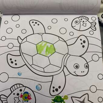 Раскраска с наклейками Attivio Животные: отзыв пользователя Детский Мир