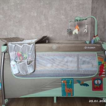 Манеж-кровать Olsson Dream n Play Beige: отзыв пользователя ДетМир