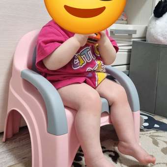 Горшок Babyton стульчик розовый: отзыв пользователя Детский Мир