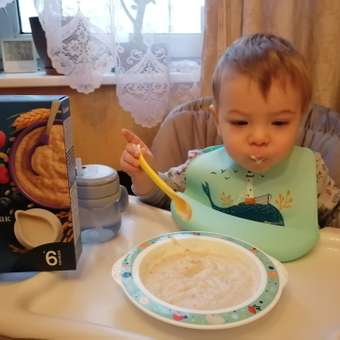 Каша молочная Gerber мультизлаковая с черникой и малиной 180г с 6месяцев: отзыв пользователя ДетМир