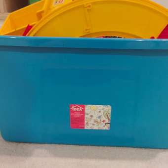 Ящик для игрушек IDEA СЕКРЕТ 45л 30*40*60 бирюз: отзыв пользователя Детский Мир