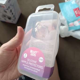 Накладки на соски Roxy-Kids защитные силиконовые S+M RNS-001-DM: отзыв пользователя Детский Мир