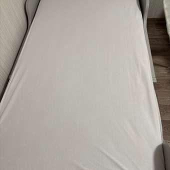 Наматрасник Mrs.Stretch Mr.Jersy Белый 160х80: отзыв пользователя Детский Мир