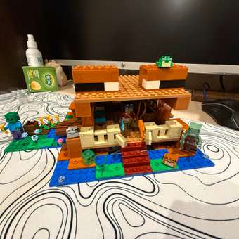Конструктор LEGO Minecraft Лягушачий дом 400 дет.: отзыв пользователя Детский Мир