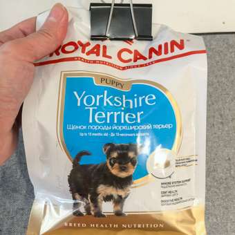 Корм для щенков ROYAL CANIN Yorkshire Terrier Puppy 500г: отзыв пользователя. Зоомагазин Зоозавр