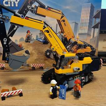 Конструктор LEGO City Желтый строительный экскаватор 633 дет.: отзыв пользователя Детский Мир