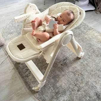 Стульчик для кормления Happy Baby Berny Lux бежевый: отзыв пользователя Детский Мир