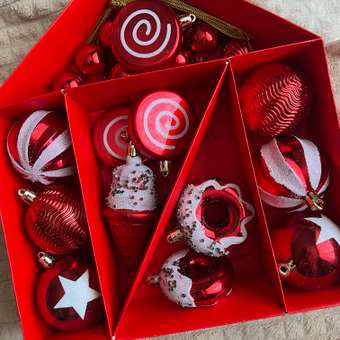 Набор ёлочных украшений  FUTURINO Home Сладка сказка 24 шт.: отзыв пользователя Детский Мир