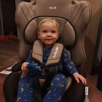 Автокресло Babyton Nils Mokko 1/2/3 (9-36 кг) коричневый: отзыв пользователя ДетМир