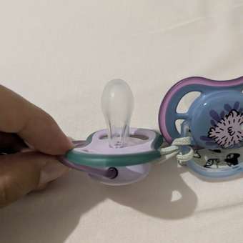 Пустышка Philips Avent силикон ортодонтическая от 6 мес. 2 шт.: отзыв пользователя ДетМир